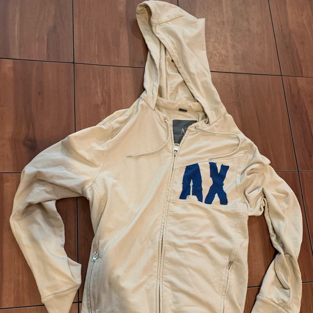 Armani Exchange Full ZIP Hooded Sweatshirt